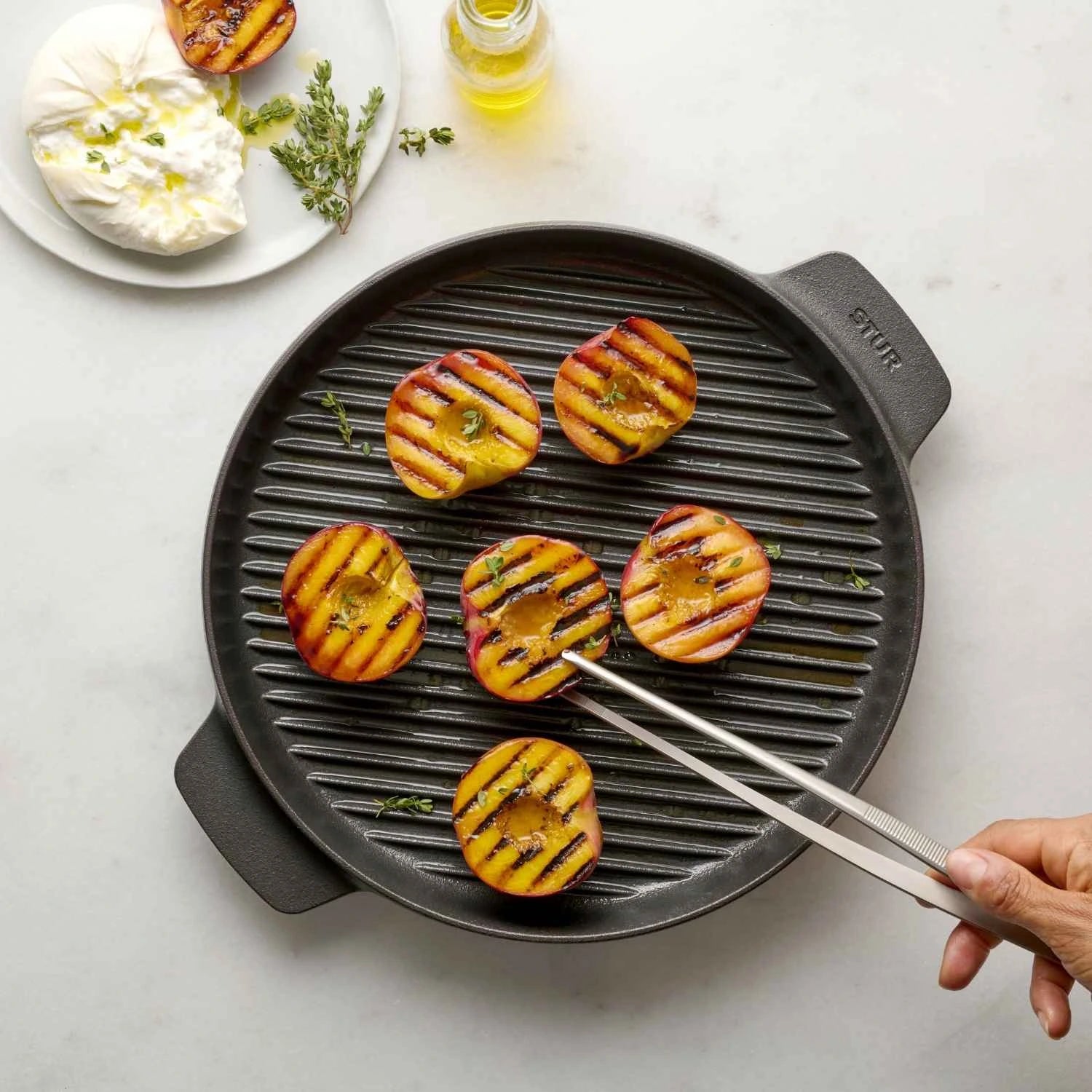 Grillpfanne Gusseisen 28 cm