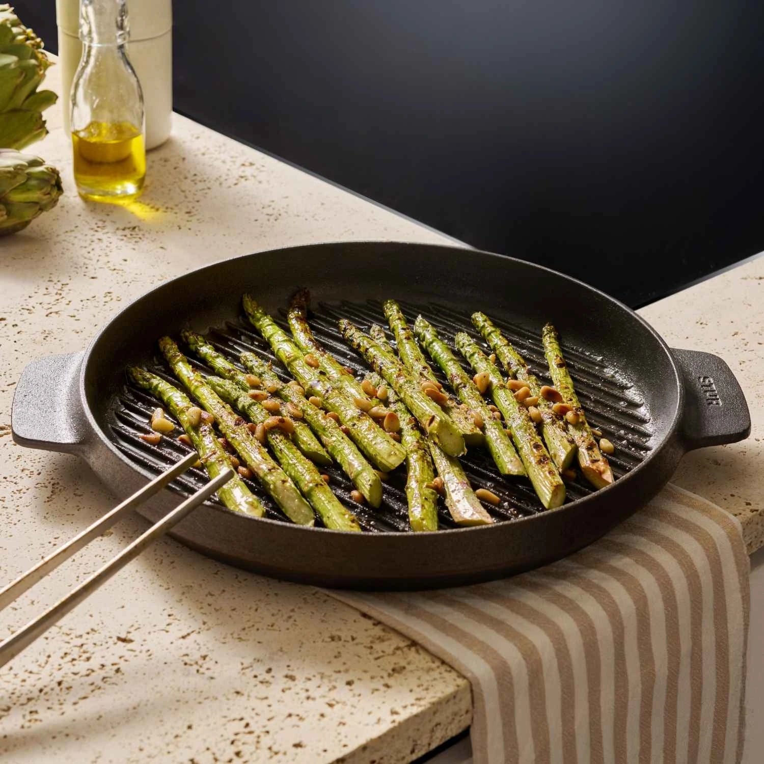 Grillpfanne Gusseisen 28 cm