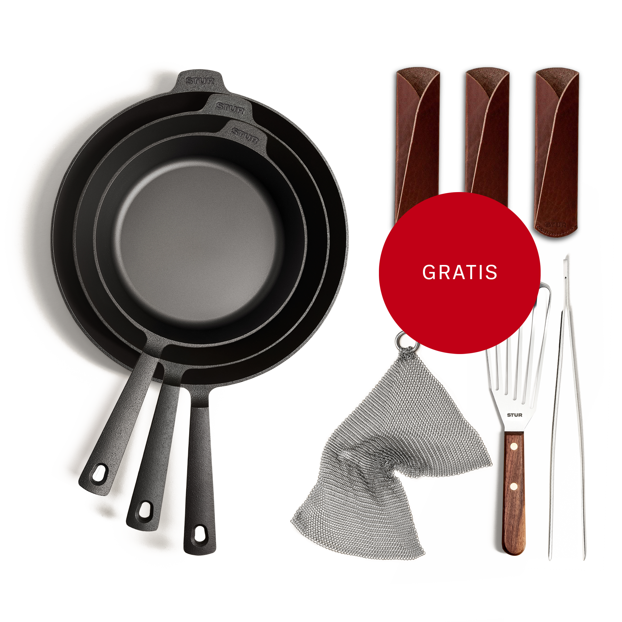 Trio Set mit GRATIS Zubehör im Wert von 184 €